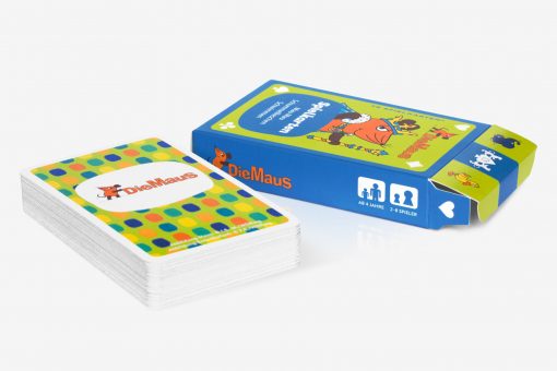Die Maus Spielkarten für Kinder ab 4 Jahren. Motive aus Sendung mit der Maus