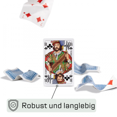Doppelkopf Spielkarten Leinen – 50 Premium Karten – Französisches Bild | TS Spielkarten – Bild 4