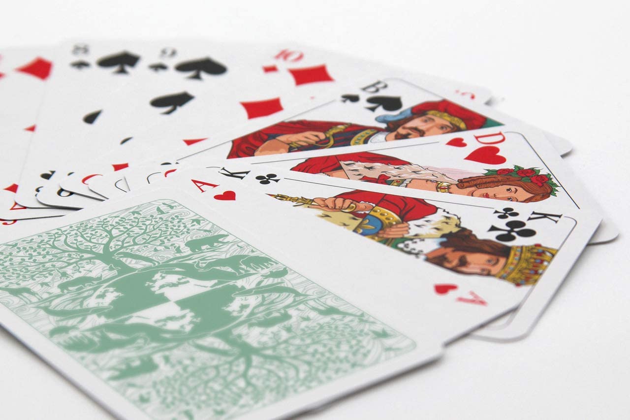 Hochwertiges & Nachhaltige Kartenspiele 2x Skat Öko-Spielkarten 