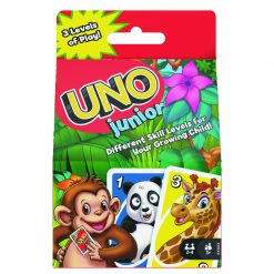 UNO Junior Spielkarten von MAttel. Lustiger Spielspaß mit Tiermotiven für Kinder ab 3 Jahren