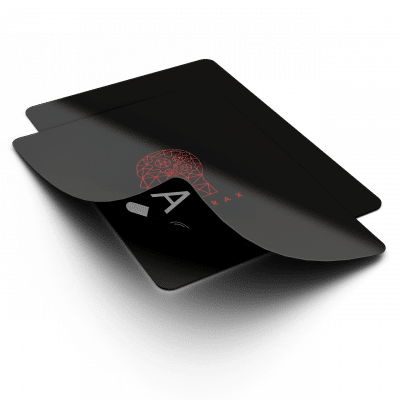 MINDRAX Poker Karten Rot – Kunststoff Premium Kartenset – Kartenrückseite