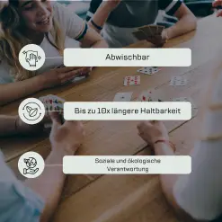 Rommé Senioren Spielkarten Öko+ – nachhaltige Eigenschaften der Karten