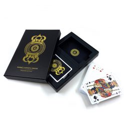 Romme Kartendeck Premium Edition. Spielkarten für Poker, Canaster, Schwimmen, Bettler aus Plastik.
