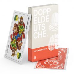 Doppeldeutsche Kunststoff Spielkarten Deck