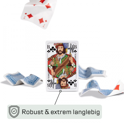 Skat Spielkarten Kunststoff – 32 Premium Karten, wasserfest & langlebig – Französisches Bild | TS Spielkarten 13 Skat Spielkarten Kunststoff – 32 Premium Karten, wasserfest & langlebig – Französisches Bild | TS Spielkarten – Bild 6
