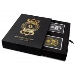 Rommé Spielkarten Premium Gold – Kunststoff Kartenset, Produktdarstellung