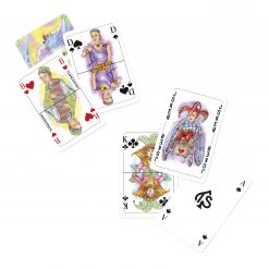 Genderneutrale Spielkarten Doppelkkopf Leinen
