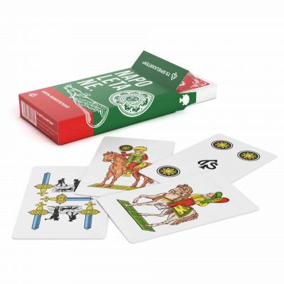 Napoletane Spielkarten Kunststoff – Scopa Kartenspiel mit Schachtel und Karten