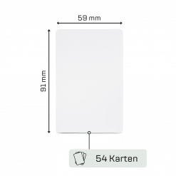 Alternative view of Blanko Spielkarten – 310g Karton – Zum selbst gestalten | TS Spielkarten
