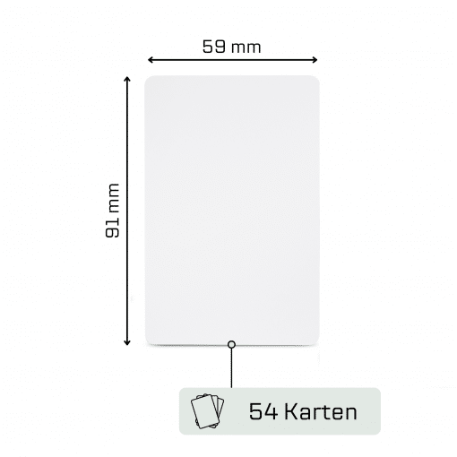 Blanko Spielkarten – 310g Karton – Zum selbst gestalten | TS Spielkarten – Bild 2
