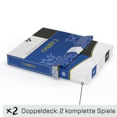 Alternative view of Premium Casino Karten Set Kunststoff – 2er Poker & Blackjack Kartenset – 100 % Kunststoff | TS Spielkarten
