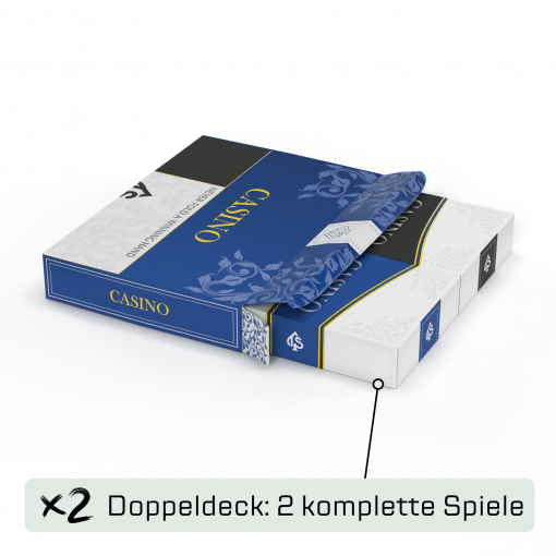 Premium Casino Karten Set Kunststoff – 2er Poker & Blackjack Kartenset – 100 % Kunststoff | TS Spielkarten – Bild 2